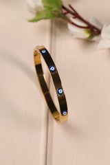 Protective evil eye charm bracelet, waterproof and skin-friendly.